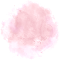 watercolor pink blot png