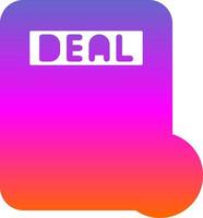 Business Deal Vector Icon Design