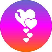 Broken Heart Vector Icon Design