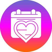 Romantic Date Vector Icon Design