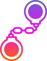 Handcuffs Vector Icon Design