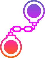 Handcuffs Vector Icon Design