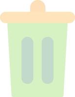 Trash Bin Vector Icon Design