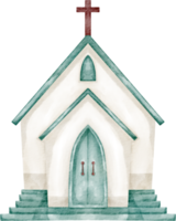 watercolor church clip art building png
