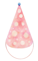 chapeau de fête aquarelle png