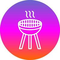 diseño de icono de vector de parrilla