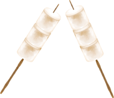 watercolor marshmallow clip art png