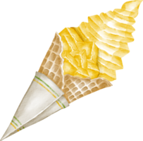 glace aquarelle png