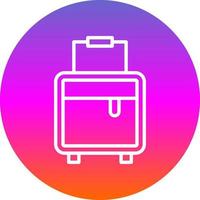 Luggage Vector Icon Design