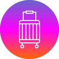 Baggage Vector Icon Design