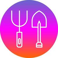 Pitchfork Vector Icon Design