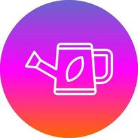Watering Can Vector Icon Design