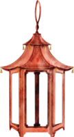 Aquarell chinesische Laterne png