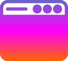 Web Browser Vector Icon Design