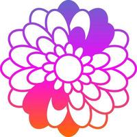 Chrysanthemum Vector Icon Design