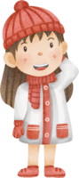 watercolor cute kid png