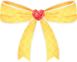 watercolor ribbon bow png