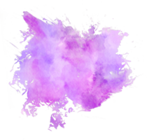 aquarelle tache violette png
