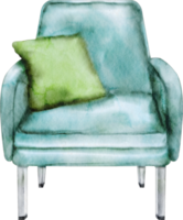 waterverf fauteuil meubilair png