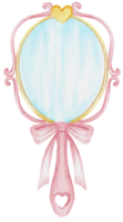 miroir aquarelle petite princesse png