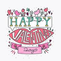 Happy Valentines Day vector