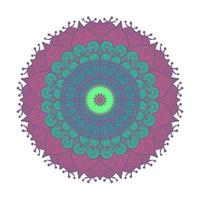 Mandala Line Template vector