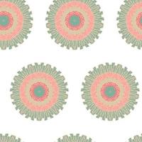 Mandala Seamless Pattern vector