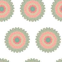 Mandala Seamless Pattern vector