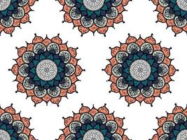 Mandala Seamless Pattern vector