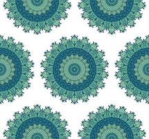 Mandala Seamless Pattern vector