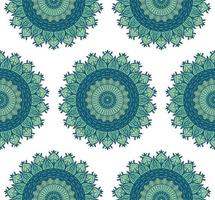 Mandala Seamless Pattern vector