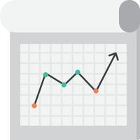 Infographic on whiteboard presentation icon vector