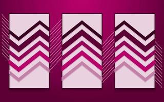 abstract poster design with magenta colors vector