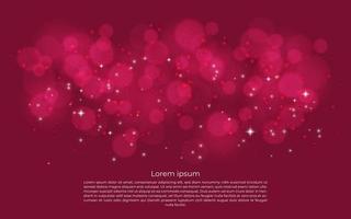 abstract magenta background design with bokeh vector