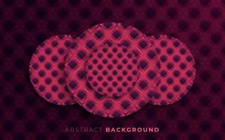 rounded magenta color background design vector