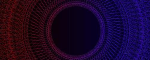 spirograph radial abstract lines geometric background vector