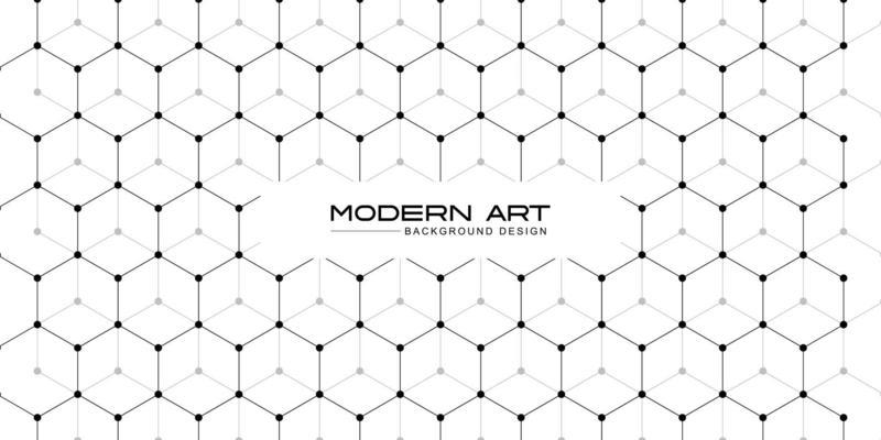 Hexagon pattern background for future technology design. Abstract minimalist style for banner, poster and wallpaper