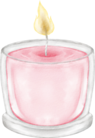 watercolor scented candle png