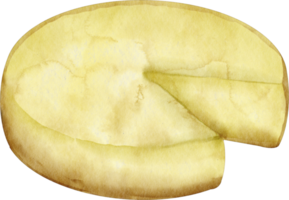 elemento de clipart de queijo aquarela png