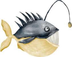 poisson de mer aquarelle png