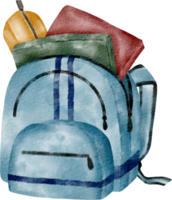 aquarell schultasche png