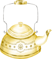 waterverf theepot klem kunst png