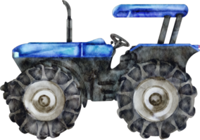 vattenfärg bruka traktor png