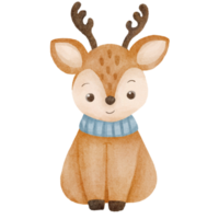 watercolor cute reindeer png