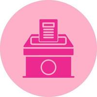 Voting Paper Vector Icon