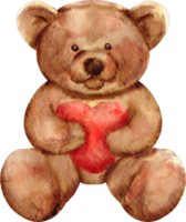 waterverf teddy beer png