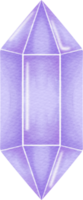 aquarelle cristal violet png