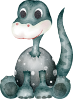 Aquarell-Dinosaurier-Cartoon png