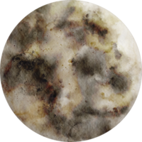 lunar moon watercolor planet png