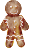 watercolor ginger bread png